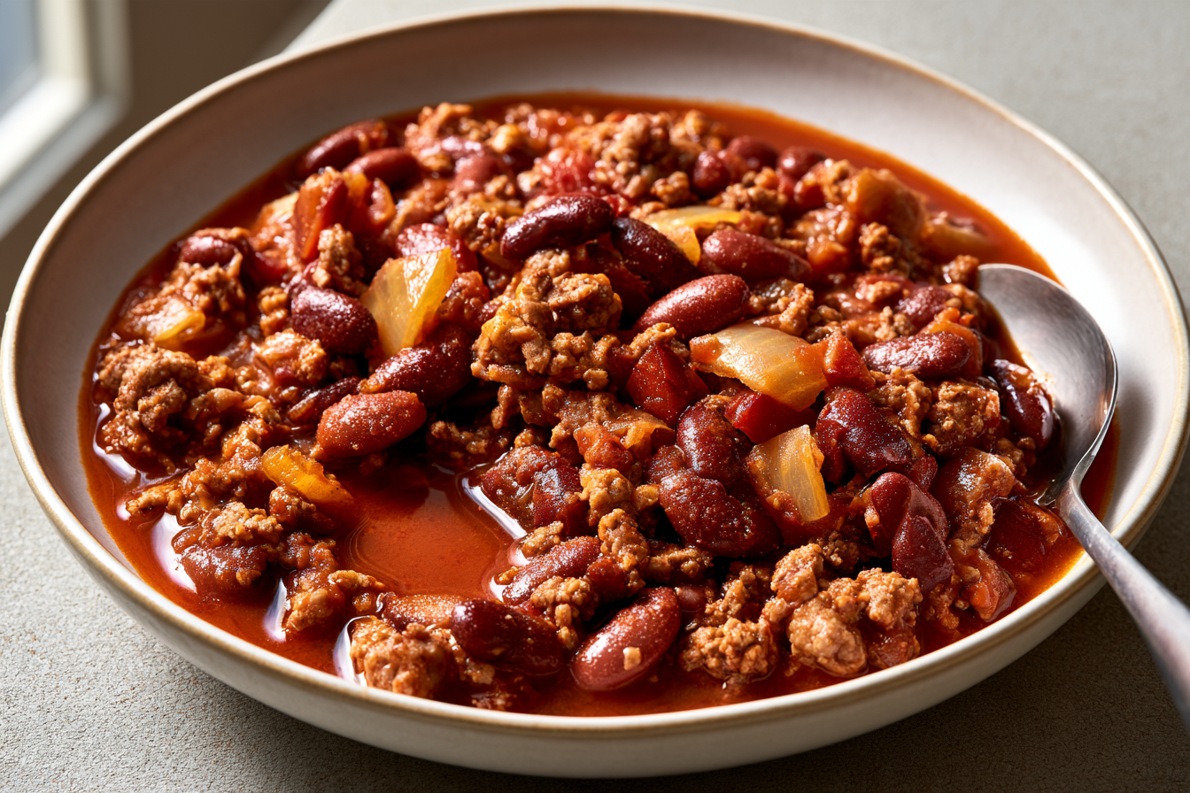 Finished serving of Slow Cooker Beef and Turkey Recipes: A Practical Guide.
