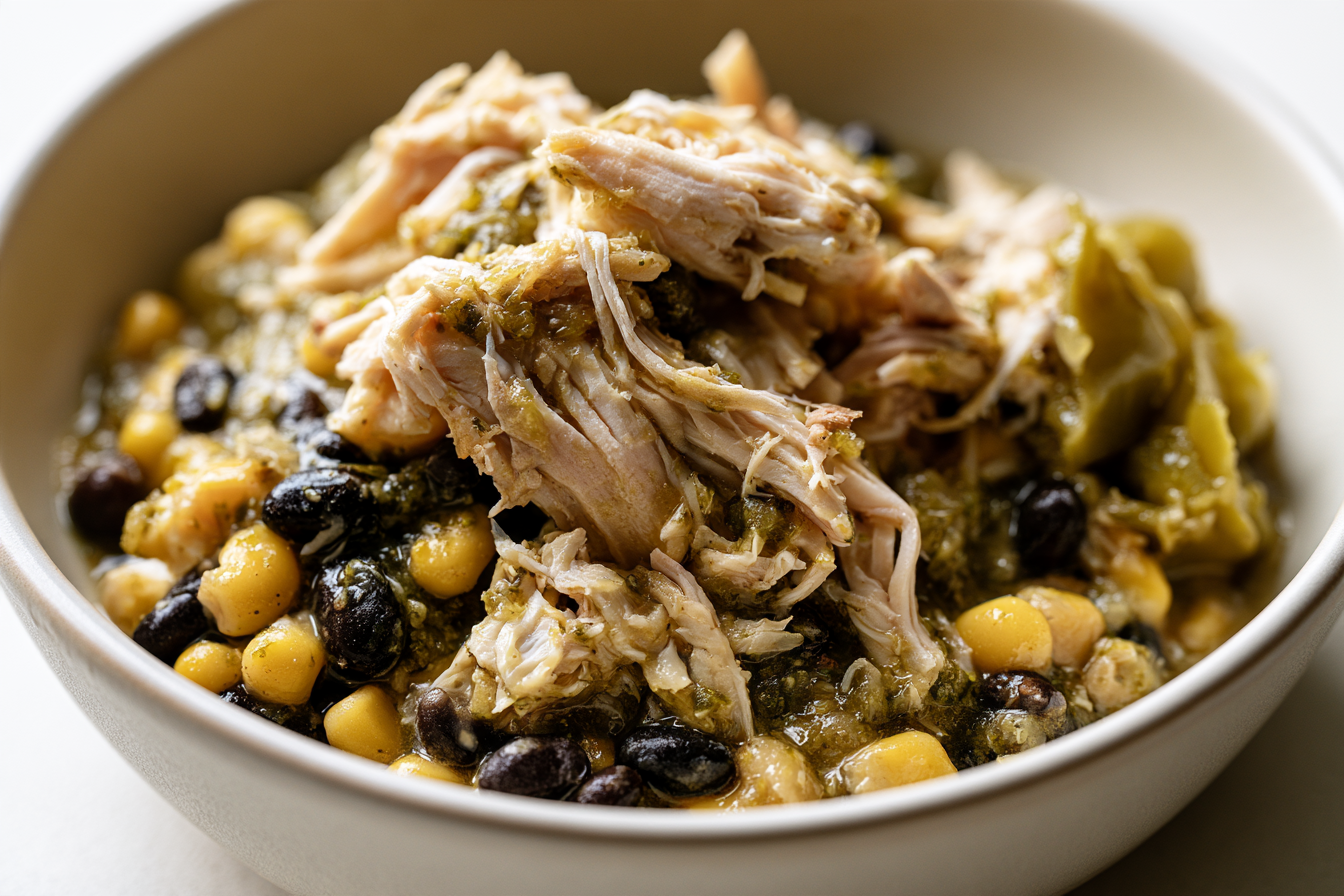 Finished serving of Dump-and-Go Slow Cooker Meals for Weeknights.